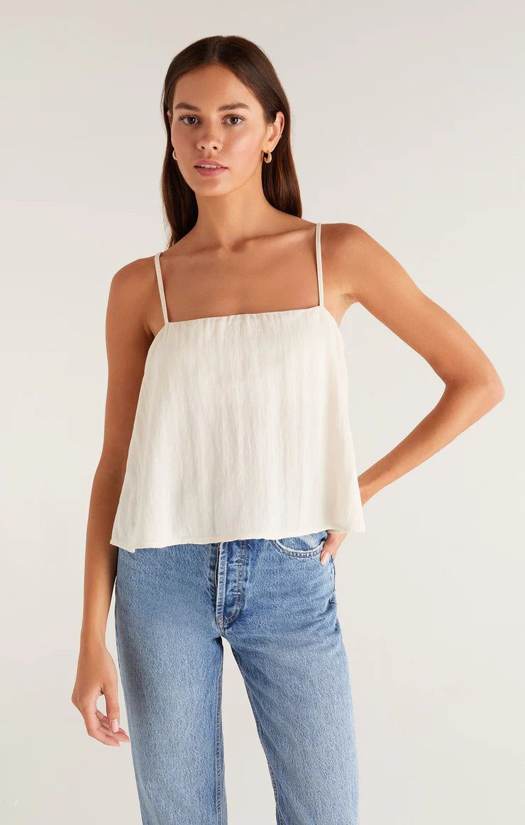 Annie Tank - White - Z Supply sold by Uforia Muse product image thumbnail 2