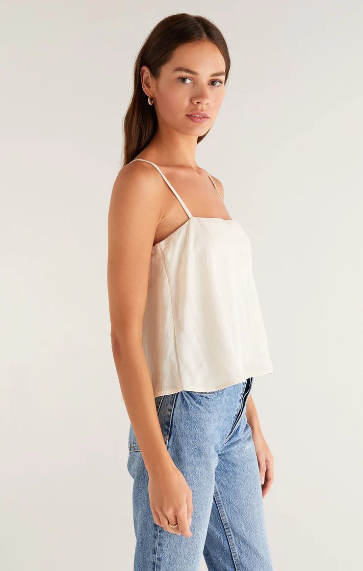 Annie Tank - White - Z Supply sold by Uforia Muse product image thumbnail 3