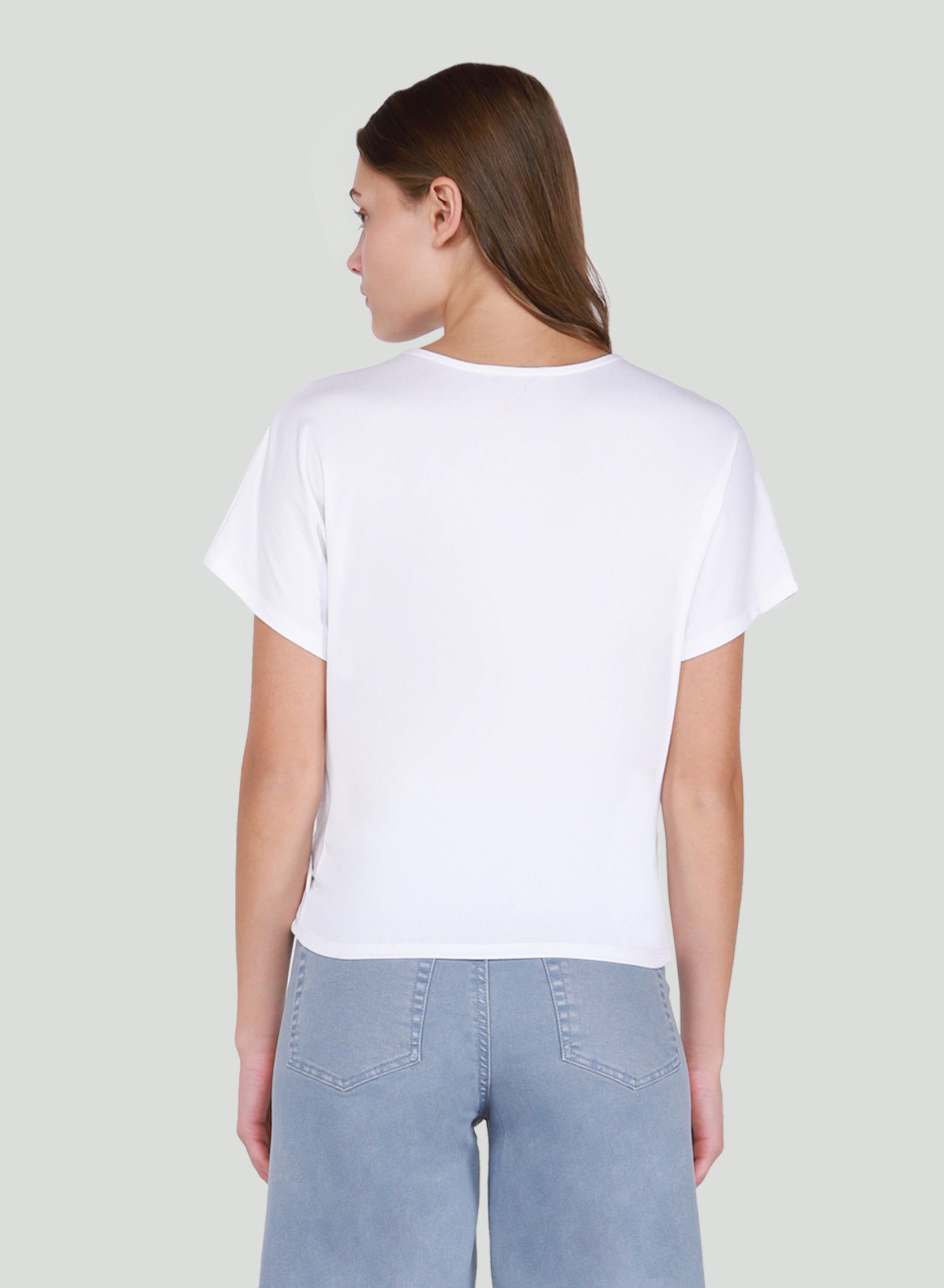 Wrap Front Top (2 colours) - Black tape by Dex sold by Uforia Muse product image thumbnail 3