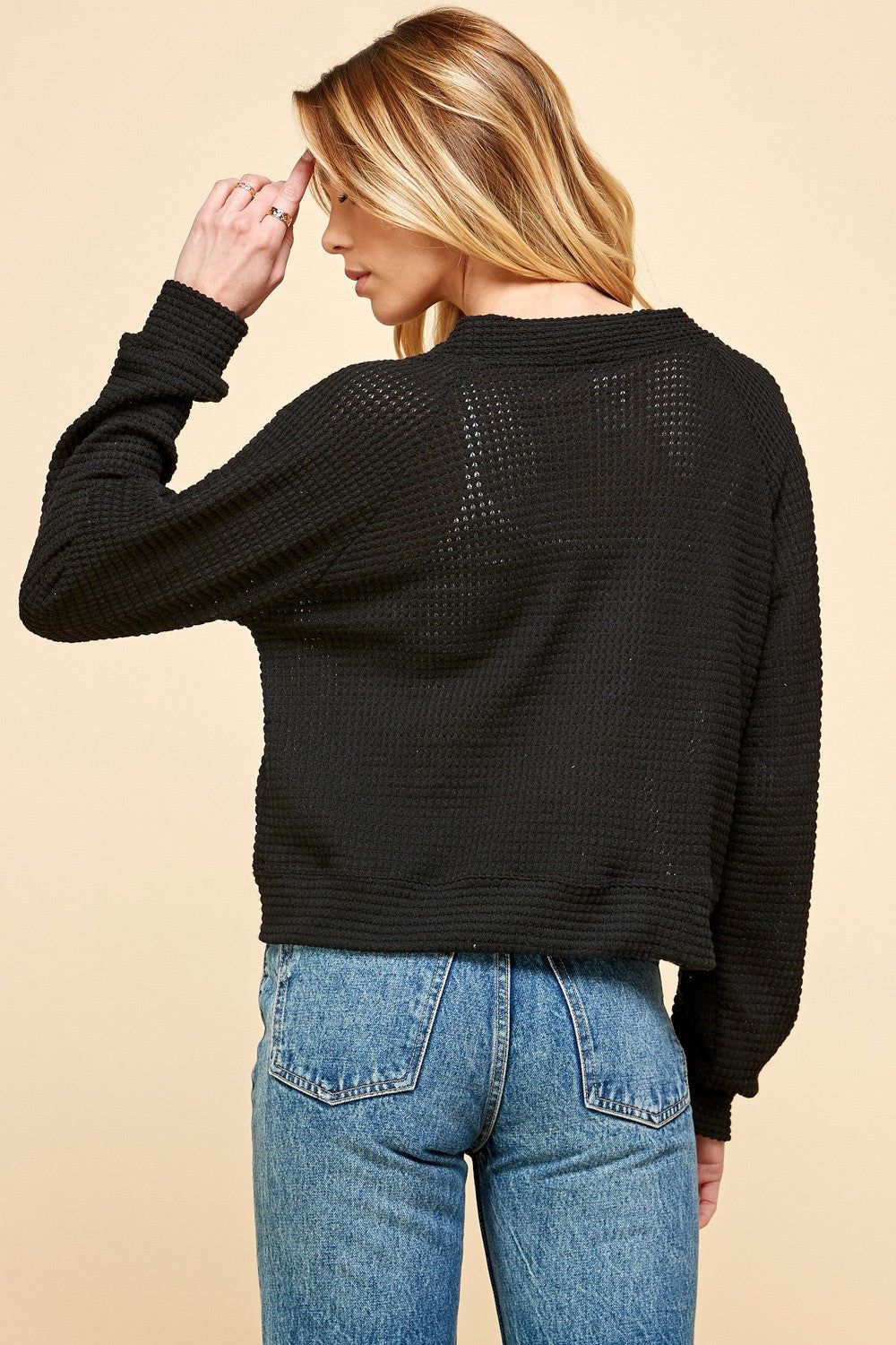 Waffle Cardi sold by Uforia Muse product image thumbnail 3