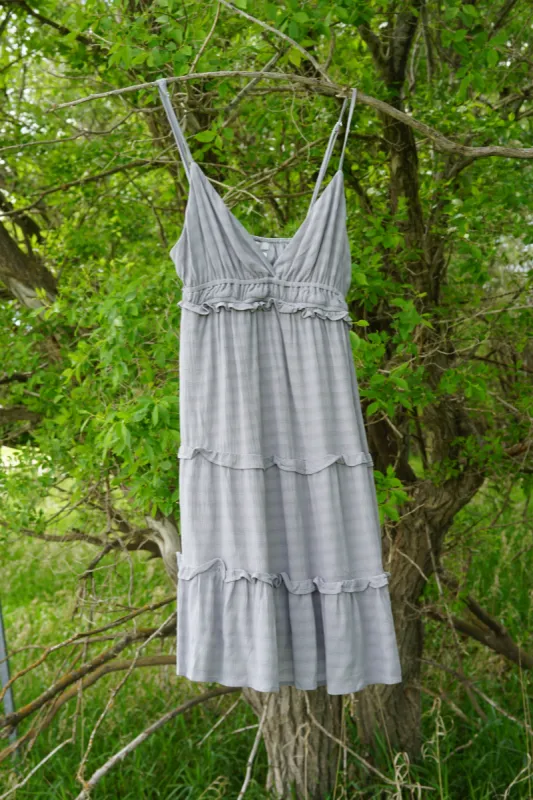 Annabelle Mini Dress- Grey sold by Uforia Muse