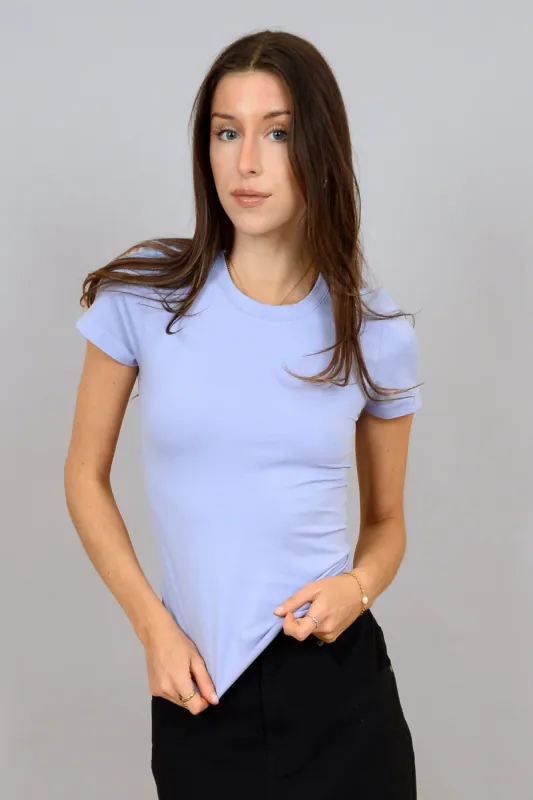 Roxis Tee- Azure- Second Skin sold by Uforia Muse