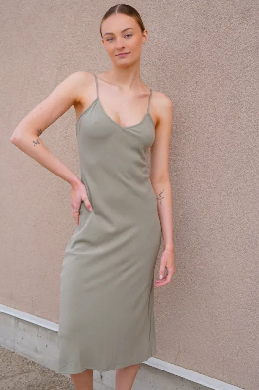 Layla Slip Dress- Moss- Rd Style sold by Uforia Muse