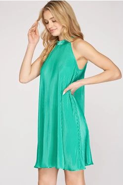 Plisse Dress - She & Sky sold by Uforia Muse product image thumbnail 4