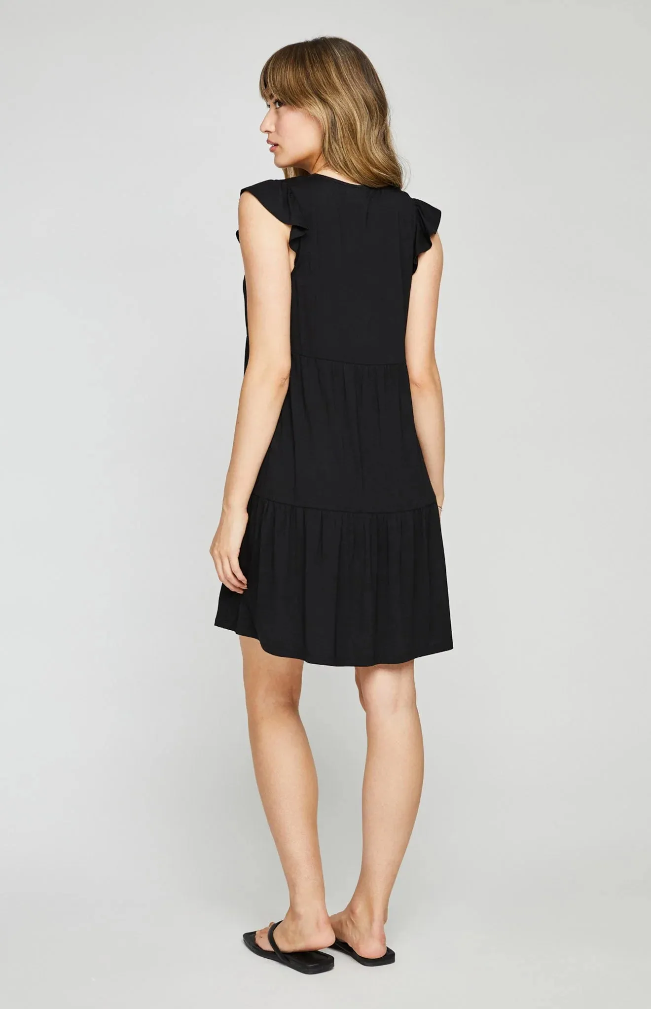 Joan Dress- BLK- Gentle Fawn sold by Uforia Muse product image thumbnail 4