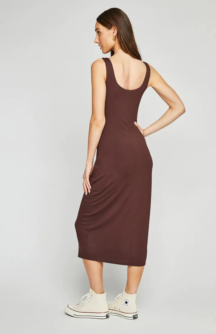 Chantelle Midi Dress - 2 Colours - Gentle Fawn sold by Uforia Muse product image thumbnail 5