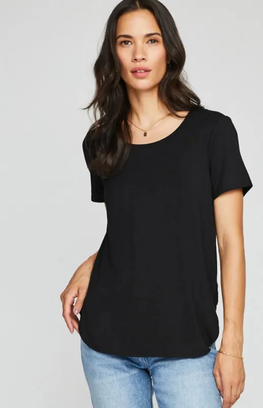 Alabama Tee-BLK- Gentle Fawn sold by Uforia Muse