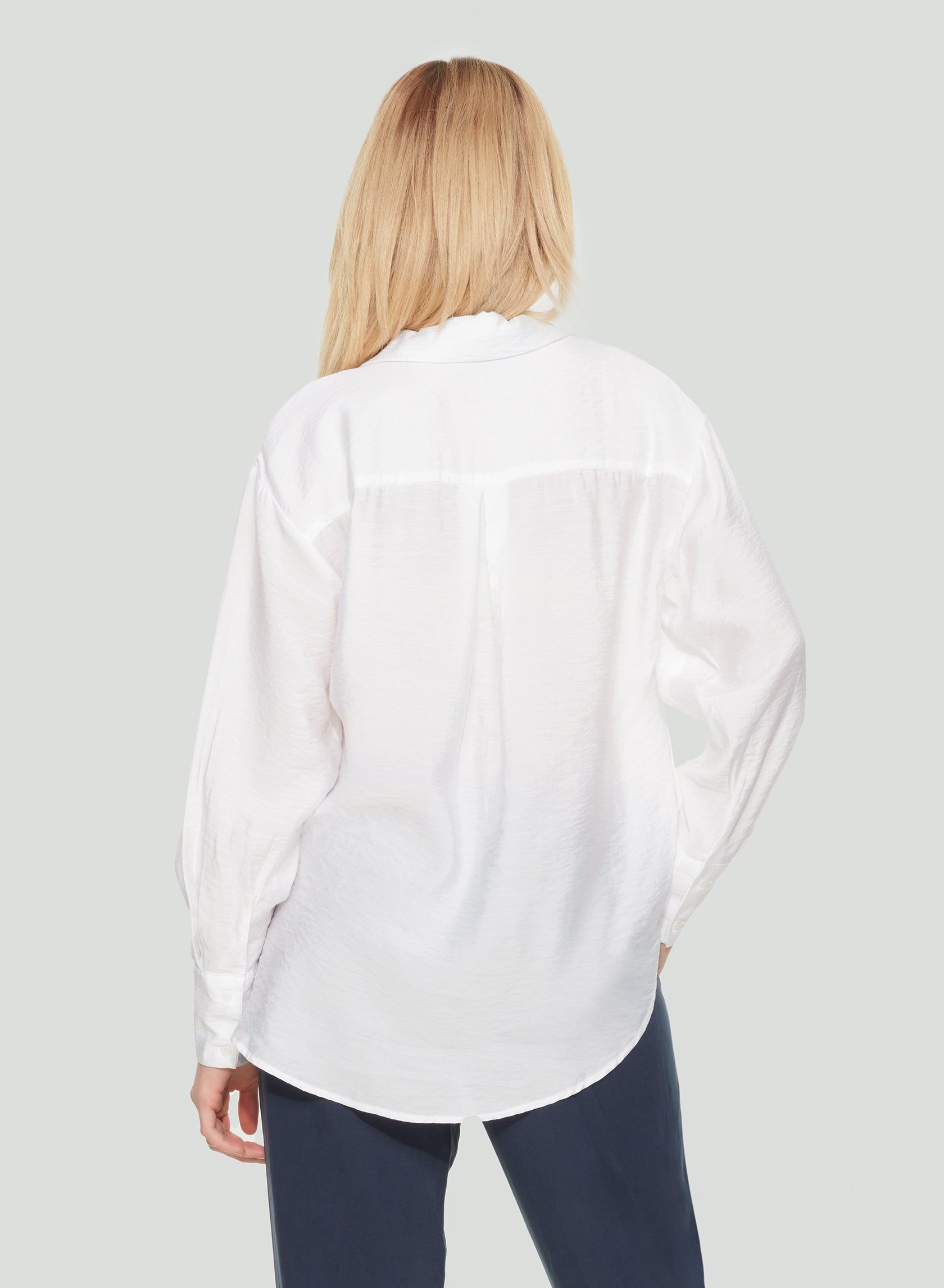Classic White Shirt- Black Tape sold by Uforia Muse product image thumbnail 2