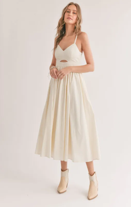 Shades Cream Dress- Sadie & Sage sold by Uforia Muse