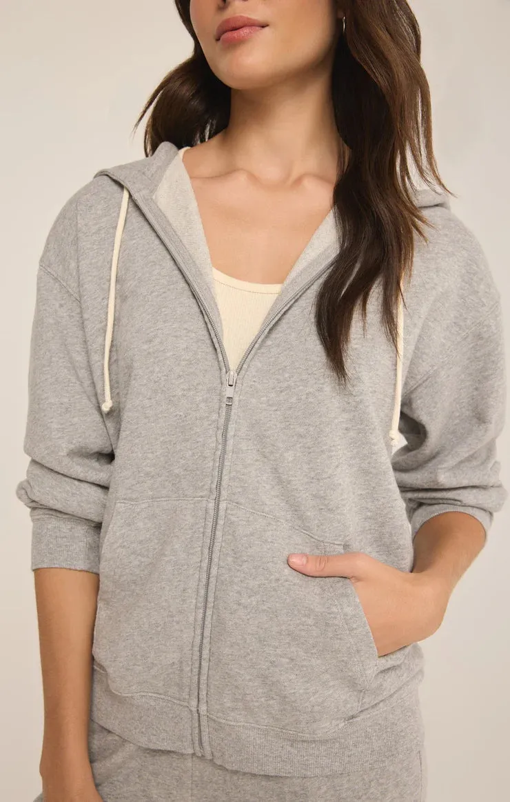 Academy Zip Hoodie- Z Supply sold by Uforia Muse product image thumbnail 4