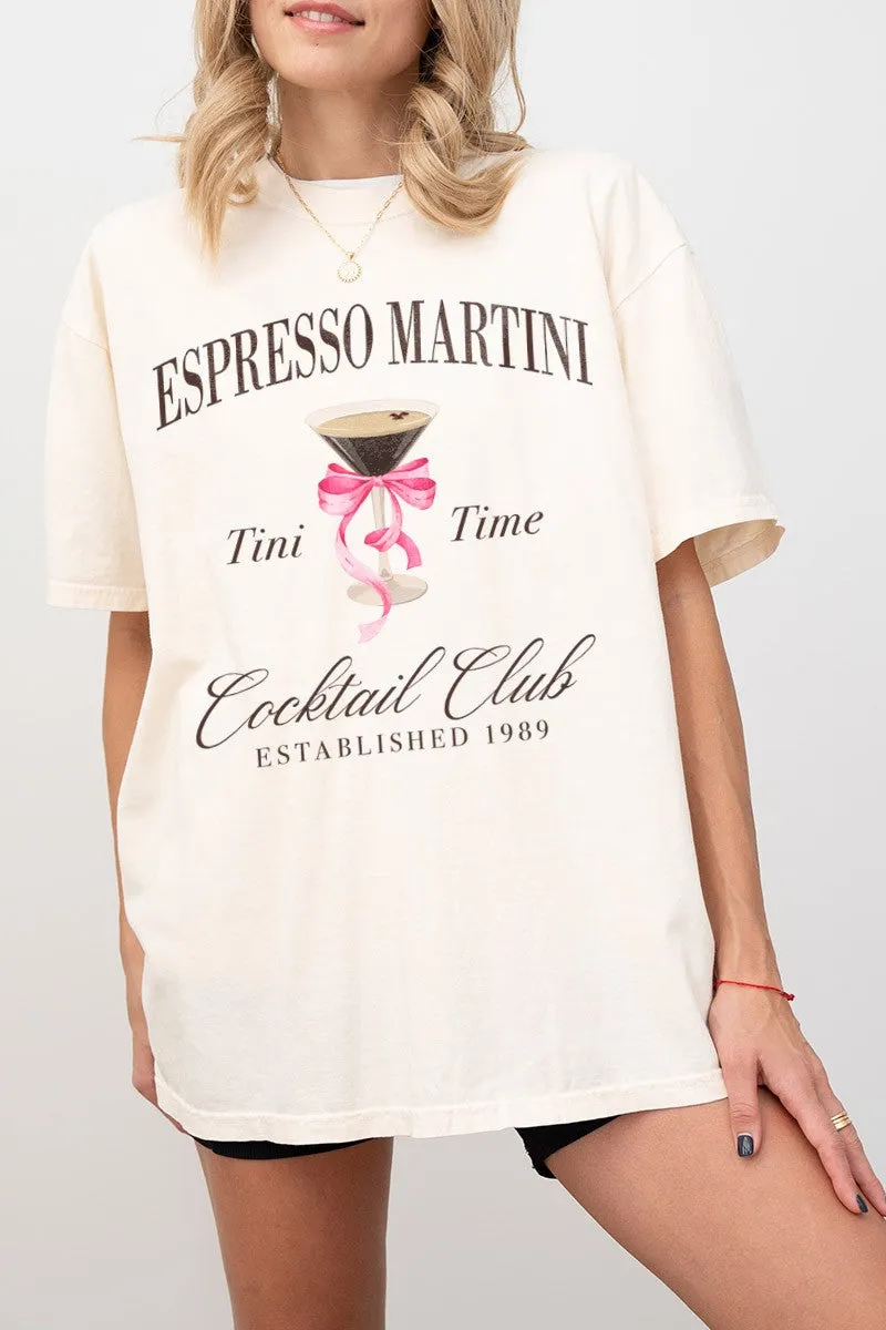 Espresso Martini Graphic Tee sold by Uforia Muse product image thumbnail 2