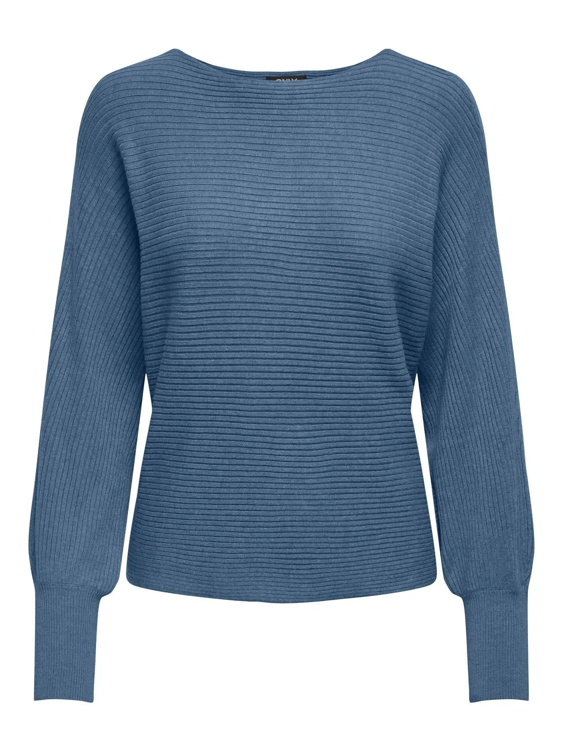 Adaline Ribbed Sweater- Blue- Only sold by Uforia Muse product image thumbnail 5