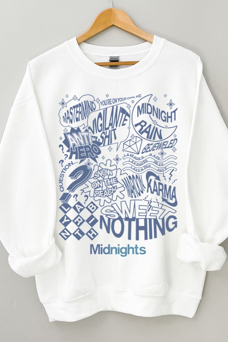 Midnights Sweatshirt sold by Uforia Muse