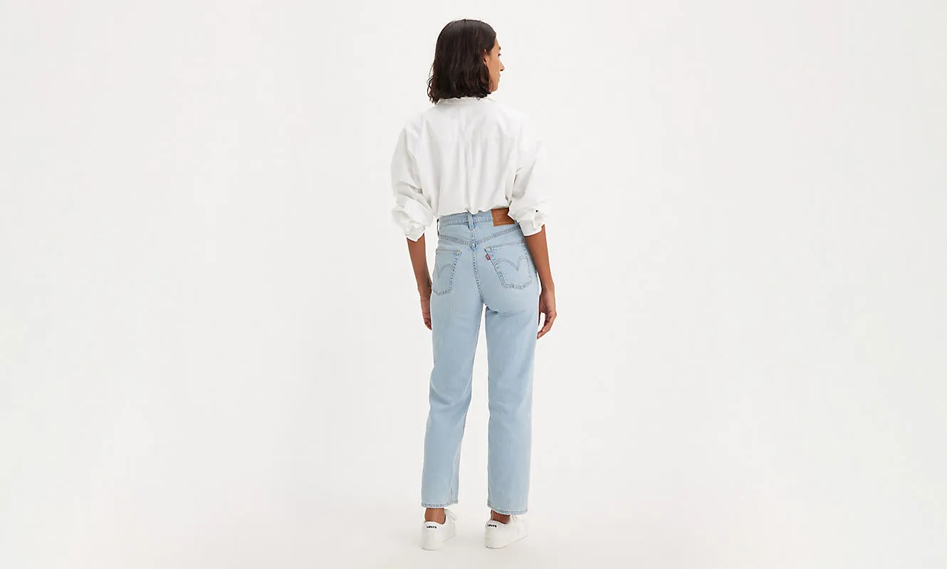 Ribcage Straight Ankle-Cool Blue- Levi's sold by Uforia Muse product image thumbnail 3