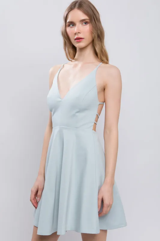 Faye Dress- Pale Sky sold by Uforia Muse