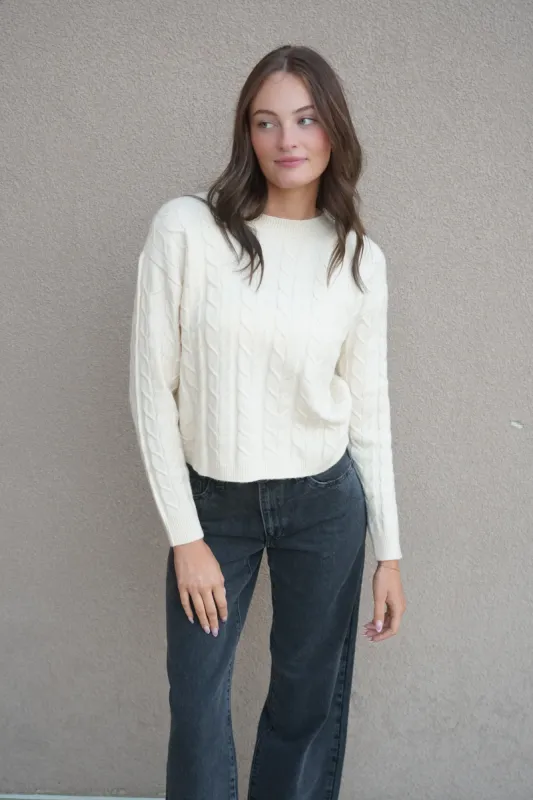 Tilda Cable Knit -Vero Moda sold by Uforia Muse