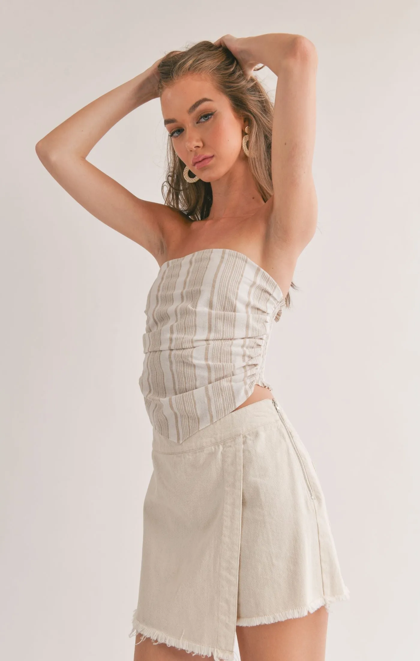 Harmonize Tube Top- Sage The Label sold by Uforia Muse product image thumbnail 2