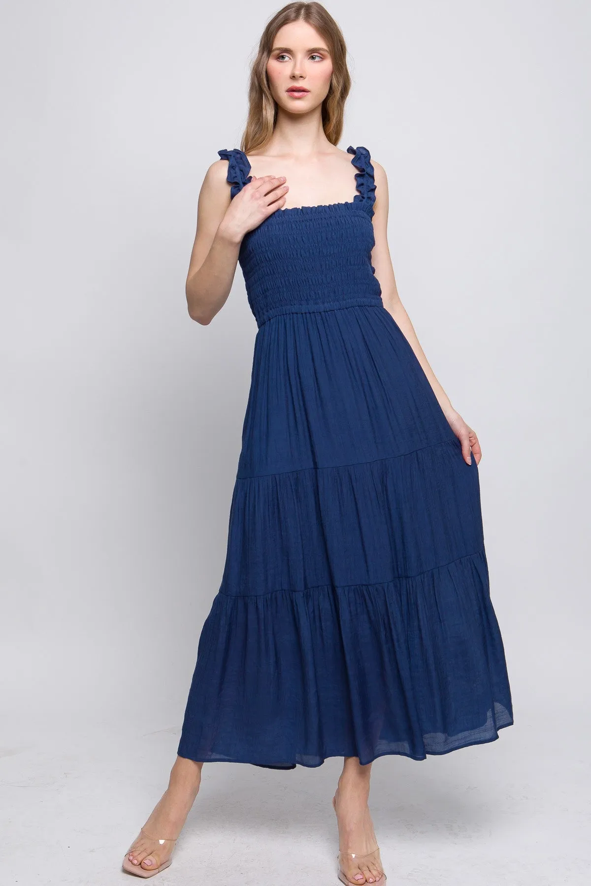 The Paige Dress - Navy sold by Uforia Muse product image thumbnail 3