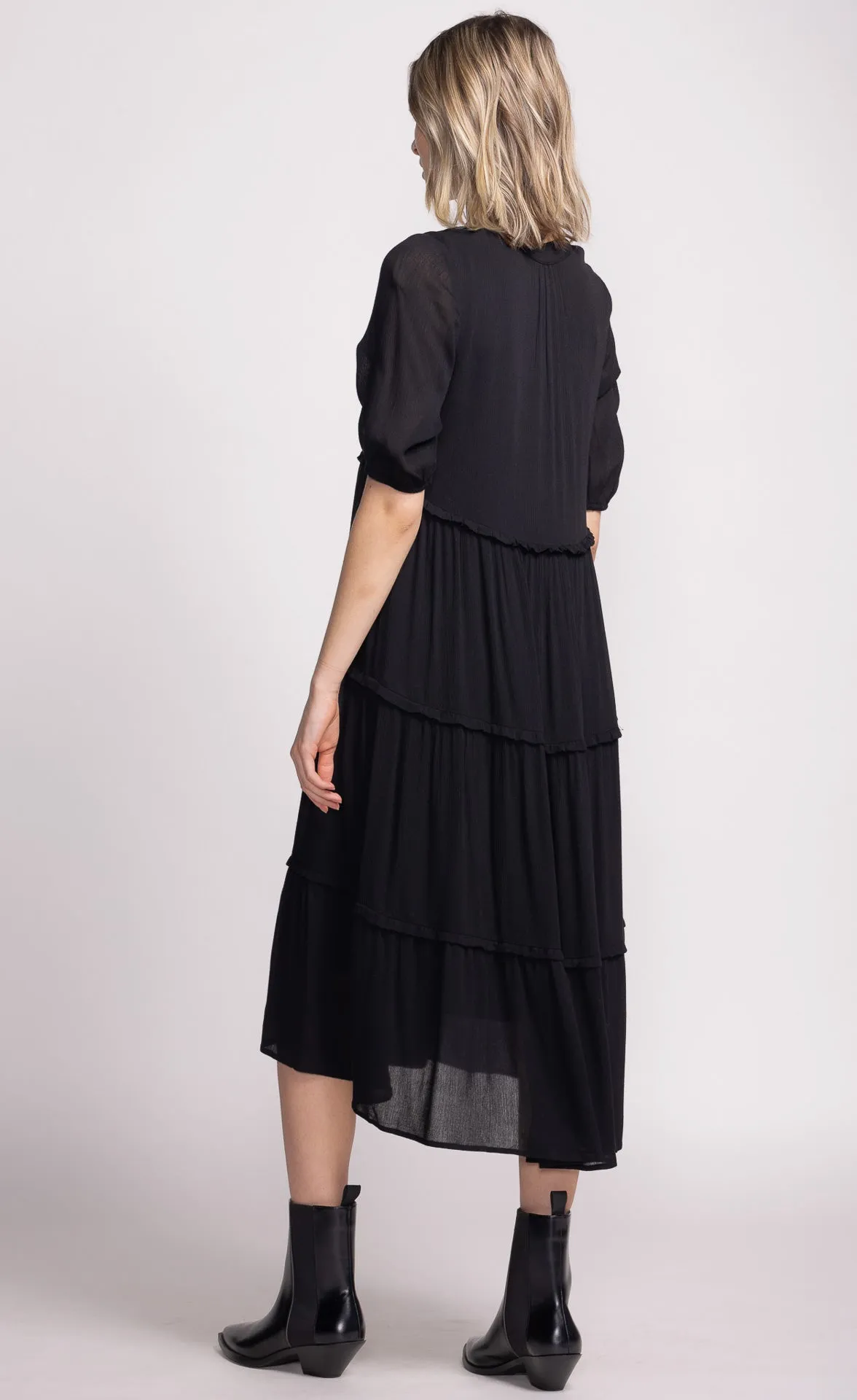 Zoey Dress- Black- Pink Martini sold by Uforia Muse product image thumbnail 3