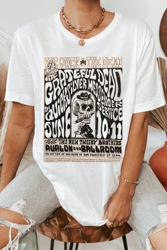 Grateful Dead Rock Tee sold by Uforia Muse product image thumbnail 3