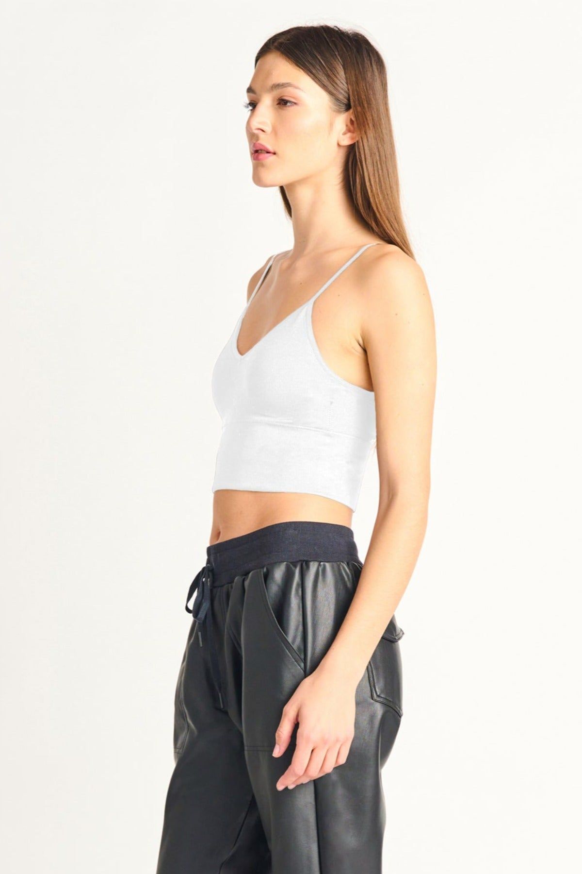 Seamless Bra Top - White - Dex sold by Uforia Muse product image thumbnail 2