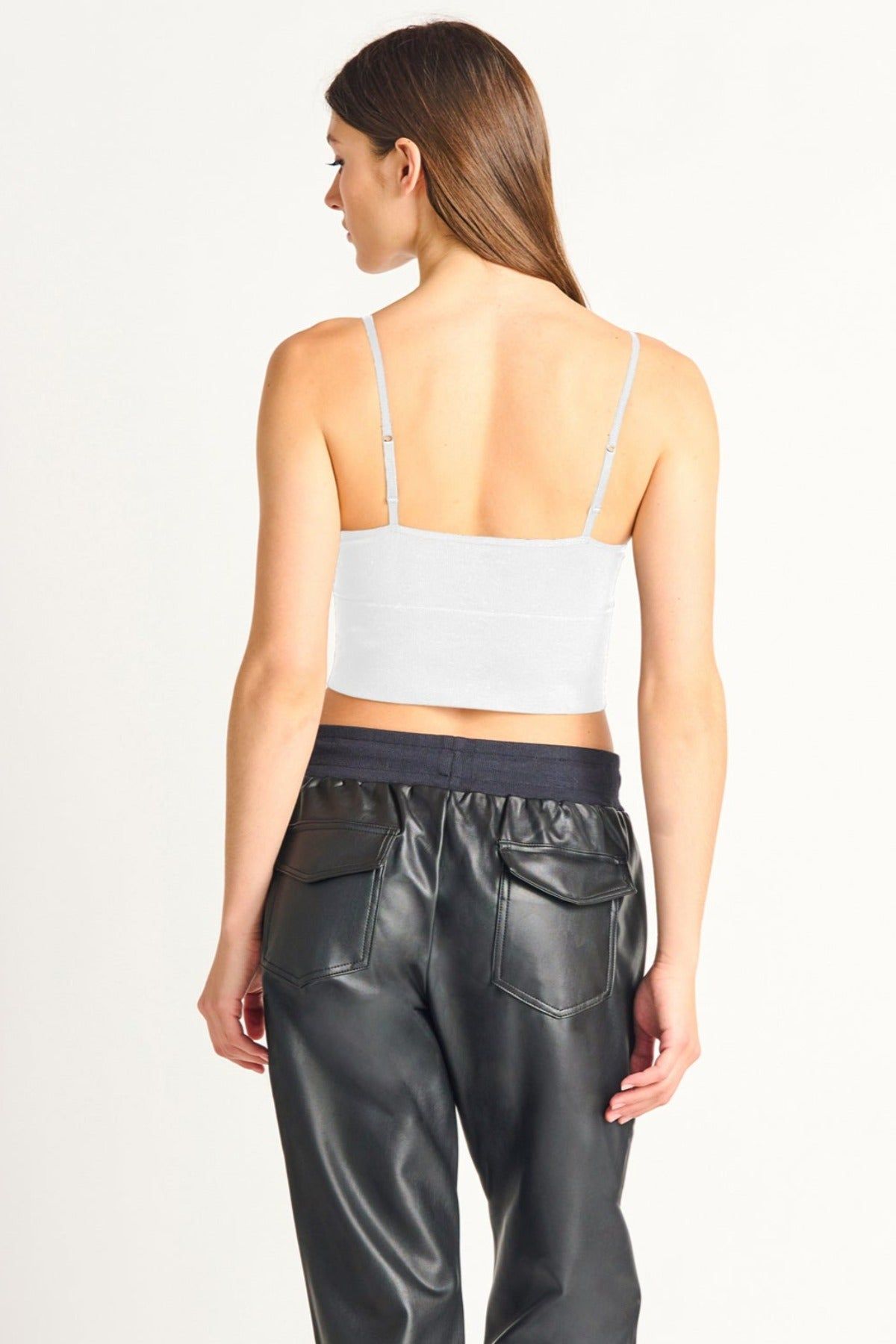 Seamless Bra Top - White - Dex sold by Uforia Muse product image thumbnail 3