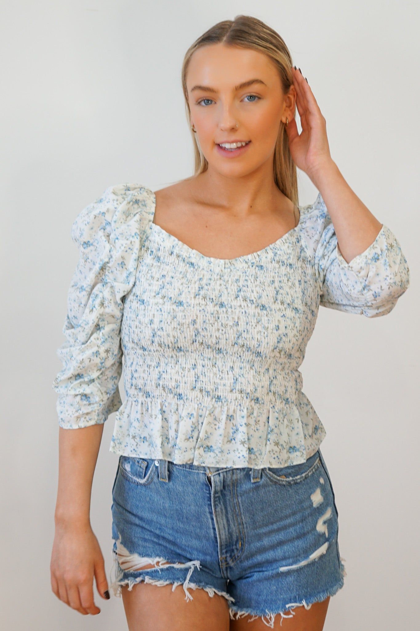 Erika Top- Pink Martini sold by Uforia Muse