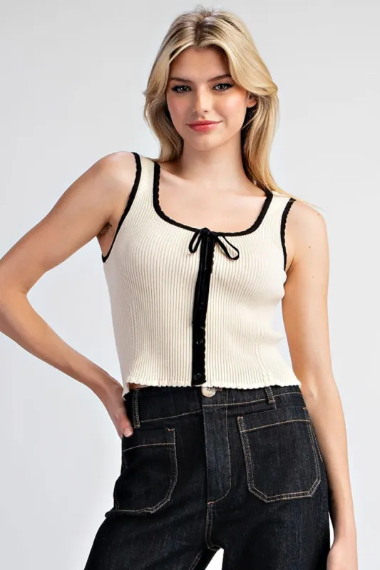 Audrey Knit Top sold by Uforia Muse