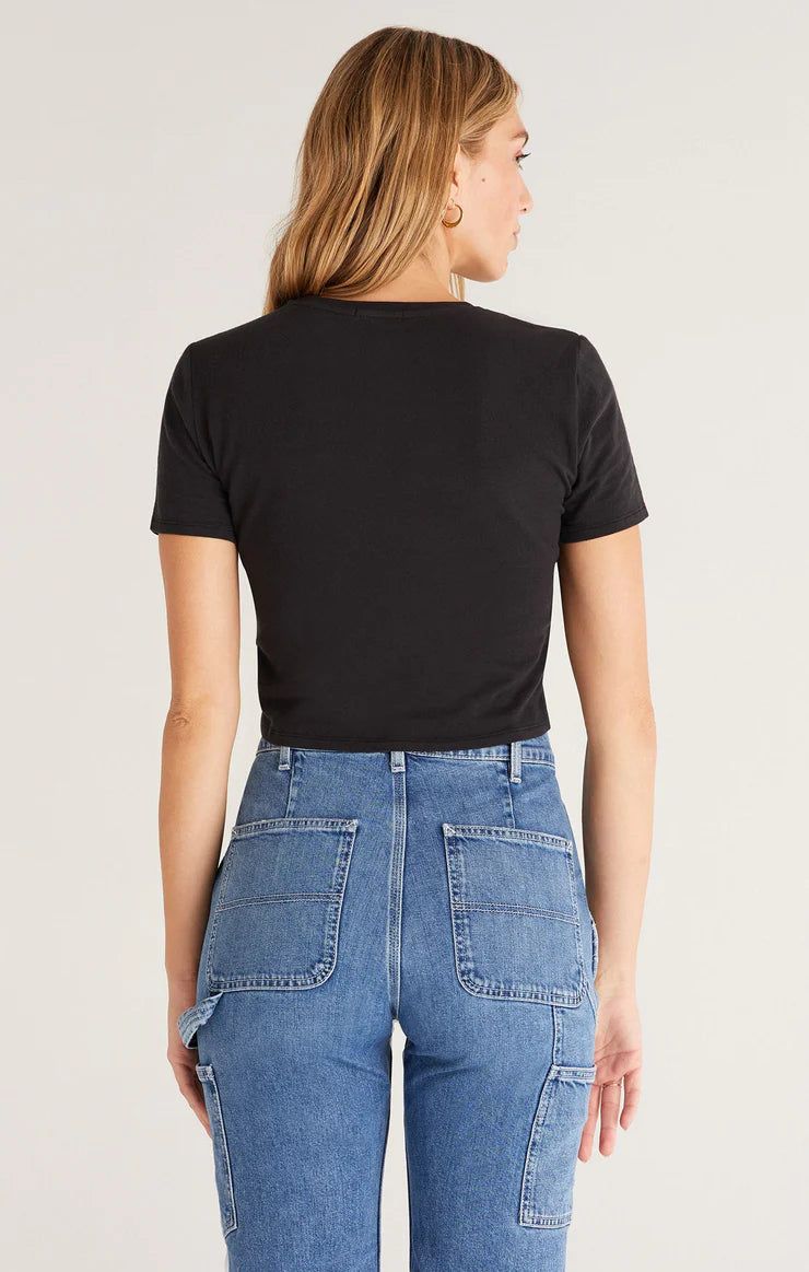 Pamela Baby Tee-2 Colours- Z Supply sold by Uforia Muse product image thumbnail 5