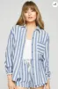Sonia Stripe Shirt- Gentle Fawn sold by Uforia Muse