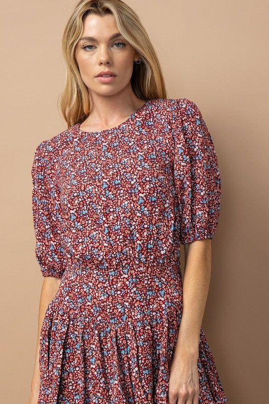 Kate Floral Dress sold by Uforia Muse product image thumbnail 4
