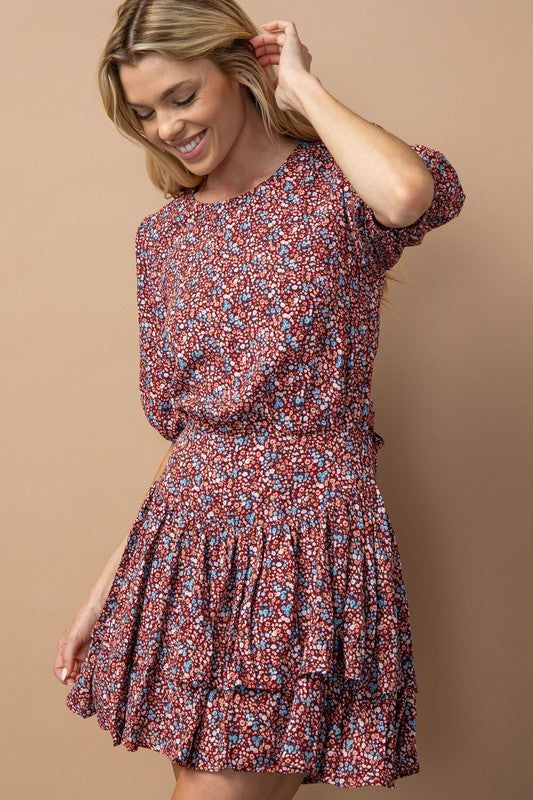 Kate Floral Dress sold by Uforia Muse