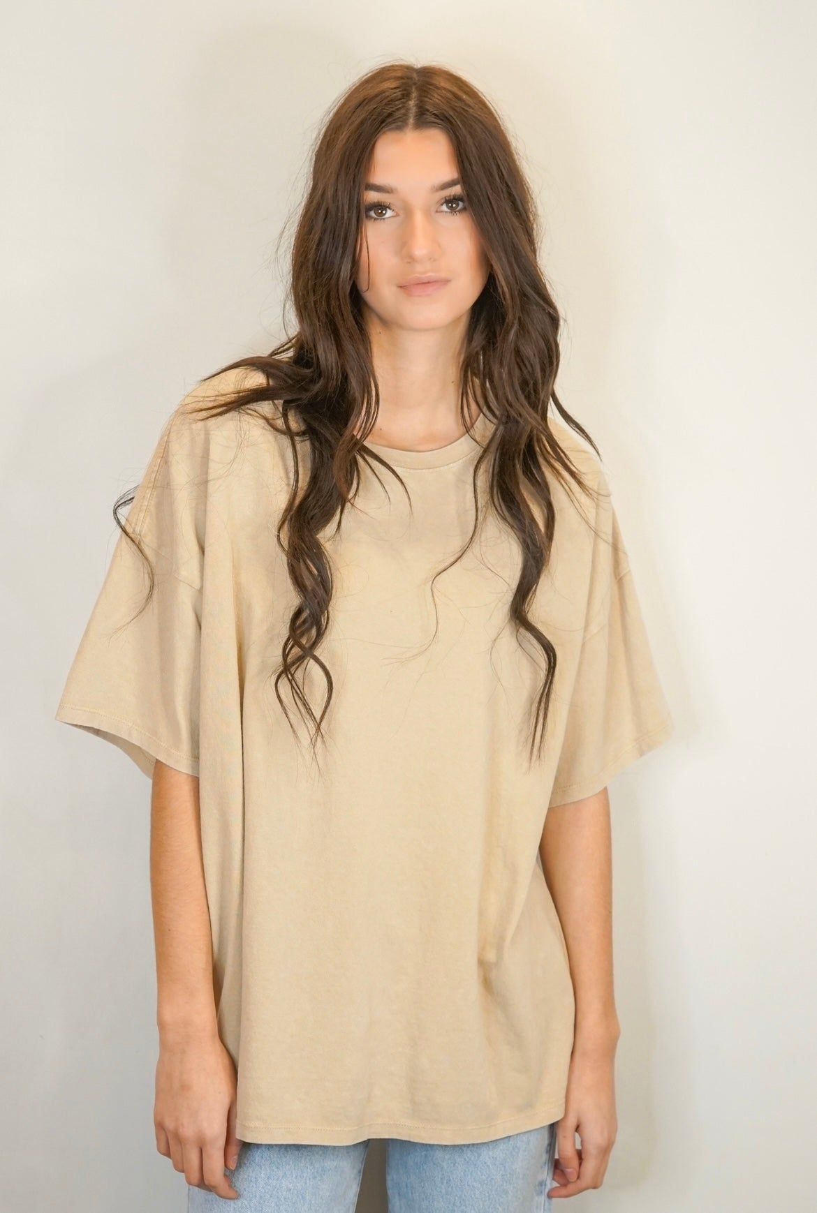 Oversized Vintage Wash T-Shirt - 2 Colours sold by Uforia Muse product image thumbnail 2