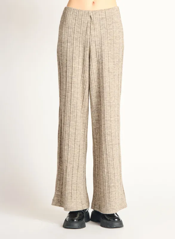 Wide Ribbed Knit Pant - Dex sold by Uforia Muse