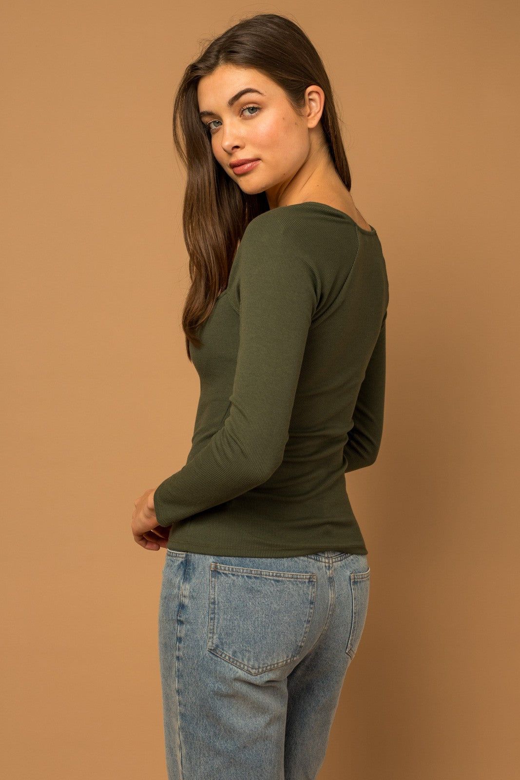 Time Again Sqaure-neck Top sold by Uforia Muse product image thumbnail 5