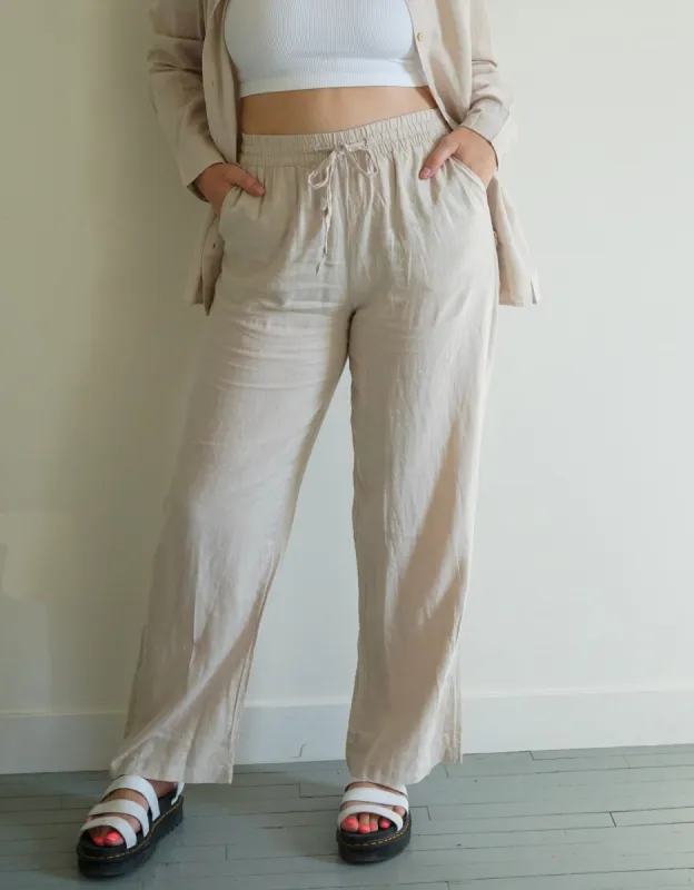 Linn Linen Pant- Vero Moda sold by Uforia Muse