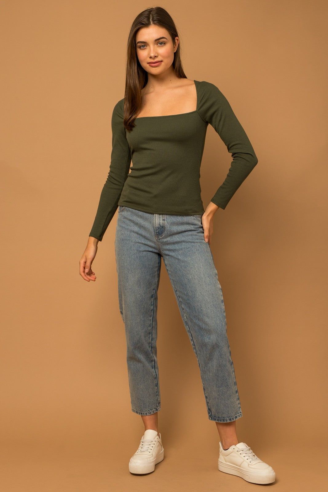 Time Again Sqaure-neck Top sold by Uforia Muse product image thumbnail 4