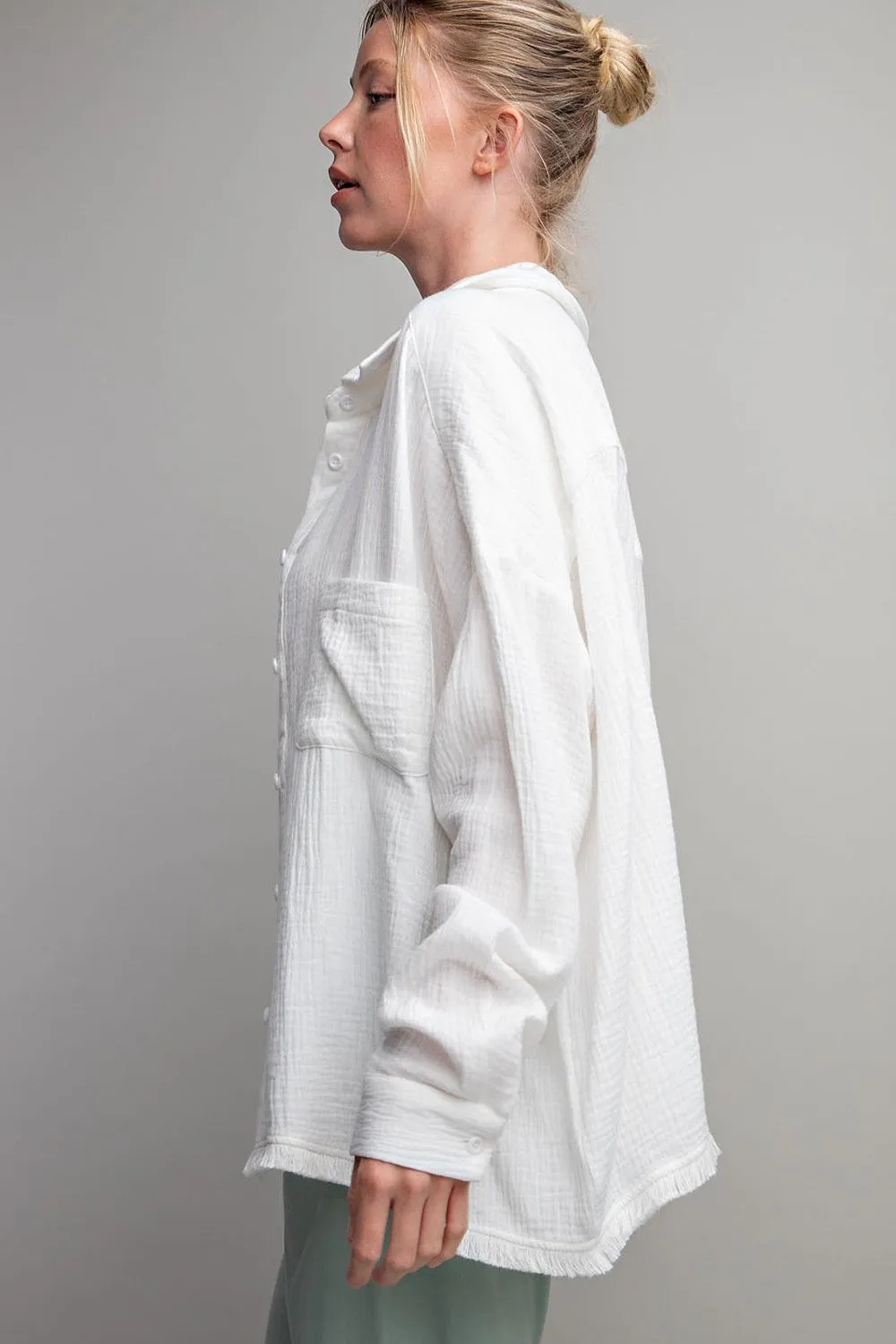 Gauze Shirt sold by Uforia Muse product image thumbnail 3