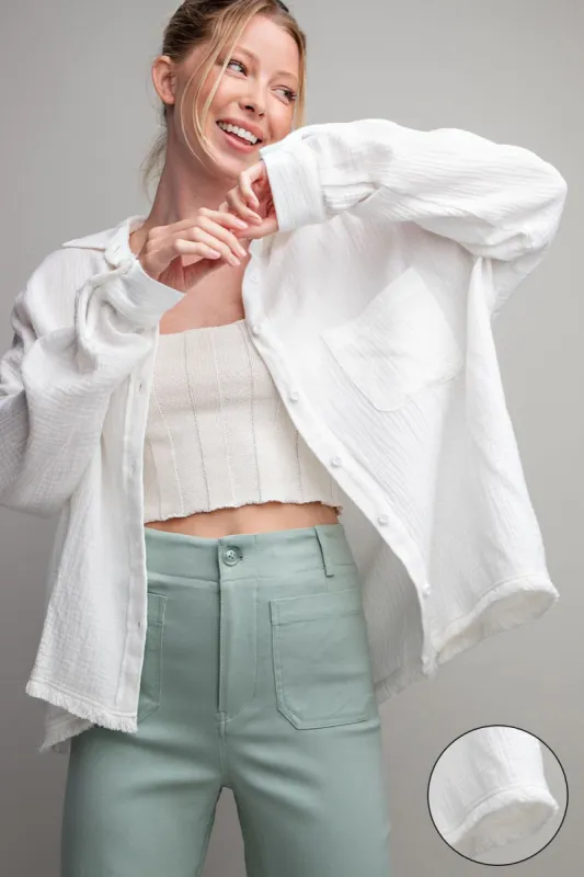 Gauze Shirt sold by Uforia Muse