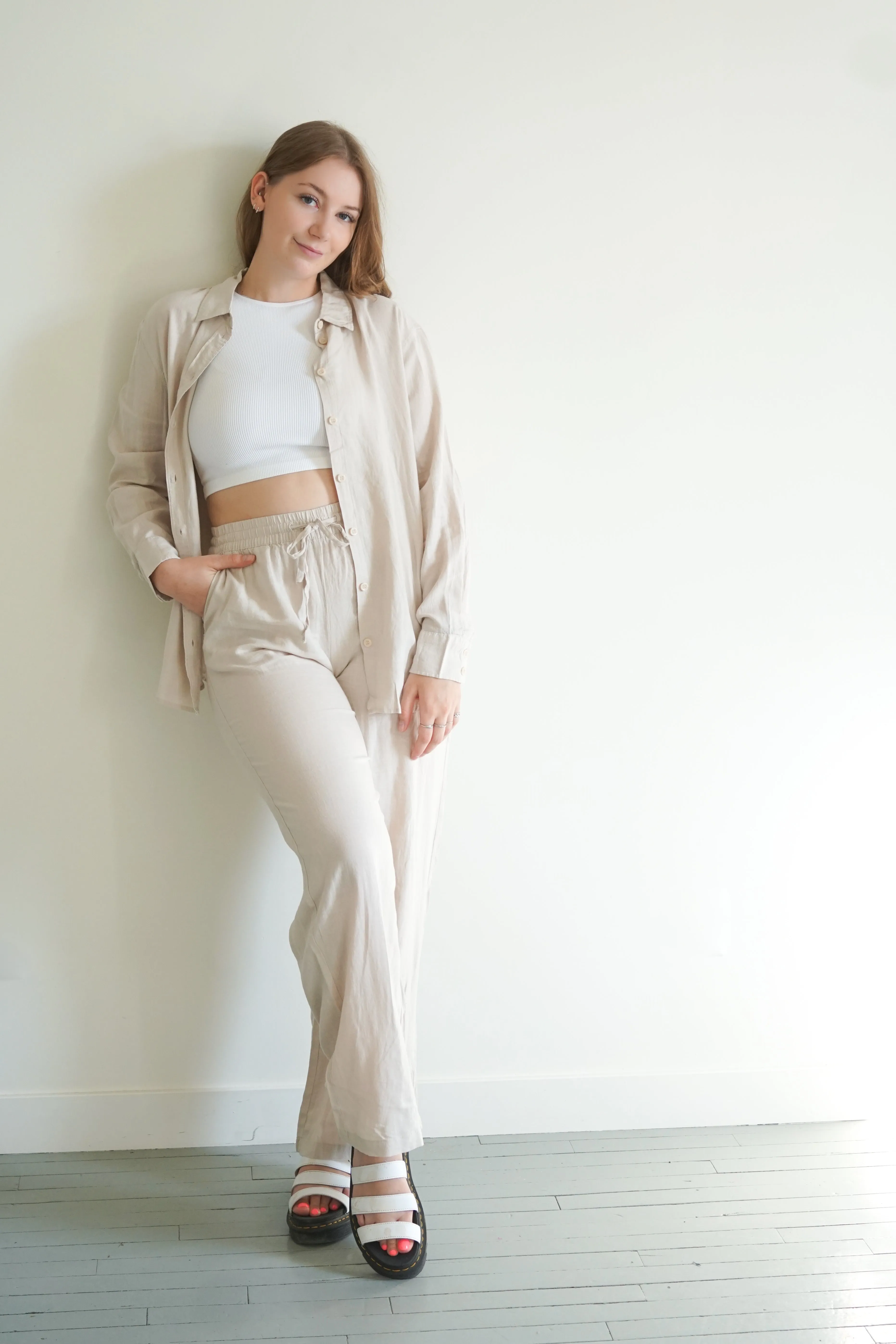 Linn Linen Shirt- Vero Moda sold by Uforia Muse