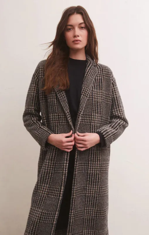 Mason Houndstooth Coat- Z Supply sold by Uforia Muse