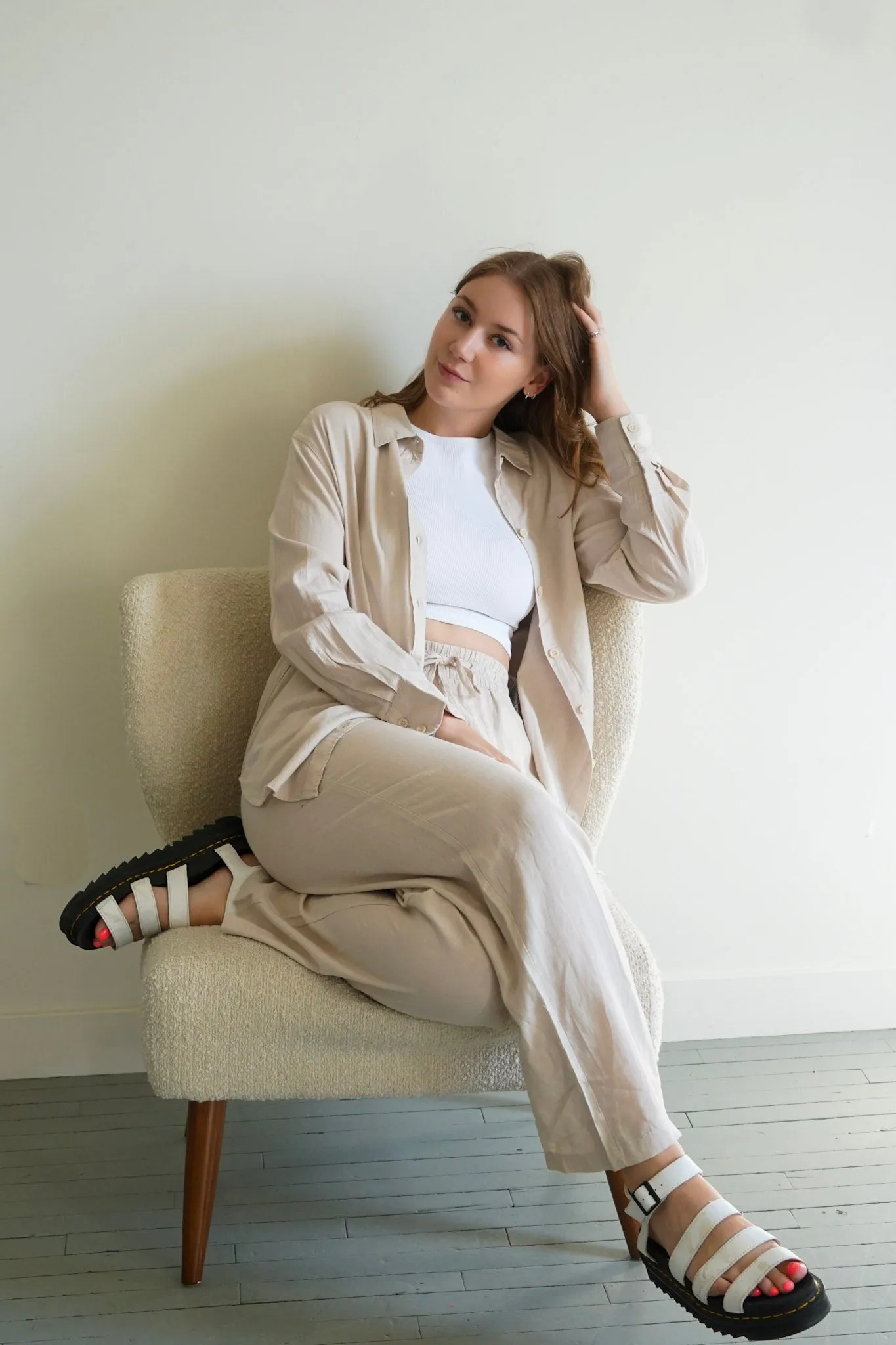 Linn Linen Shirt- Vero Moda sold by Uforia Muse product image thumbnail 4