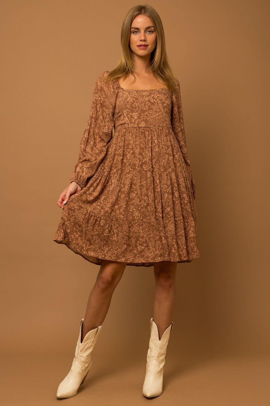 Lainey Print Dress sold by Uforia Muse