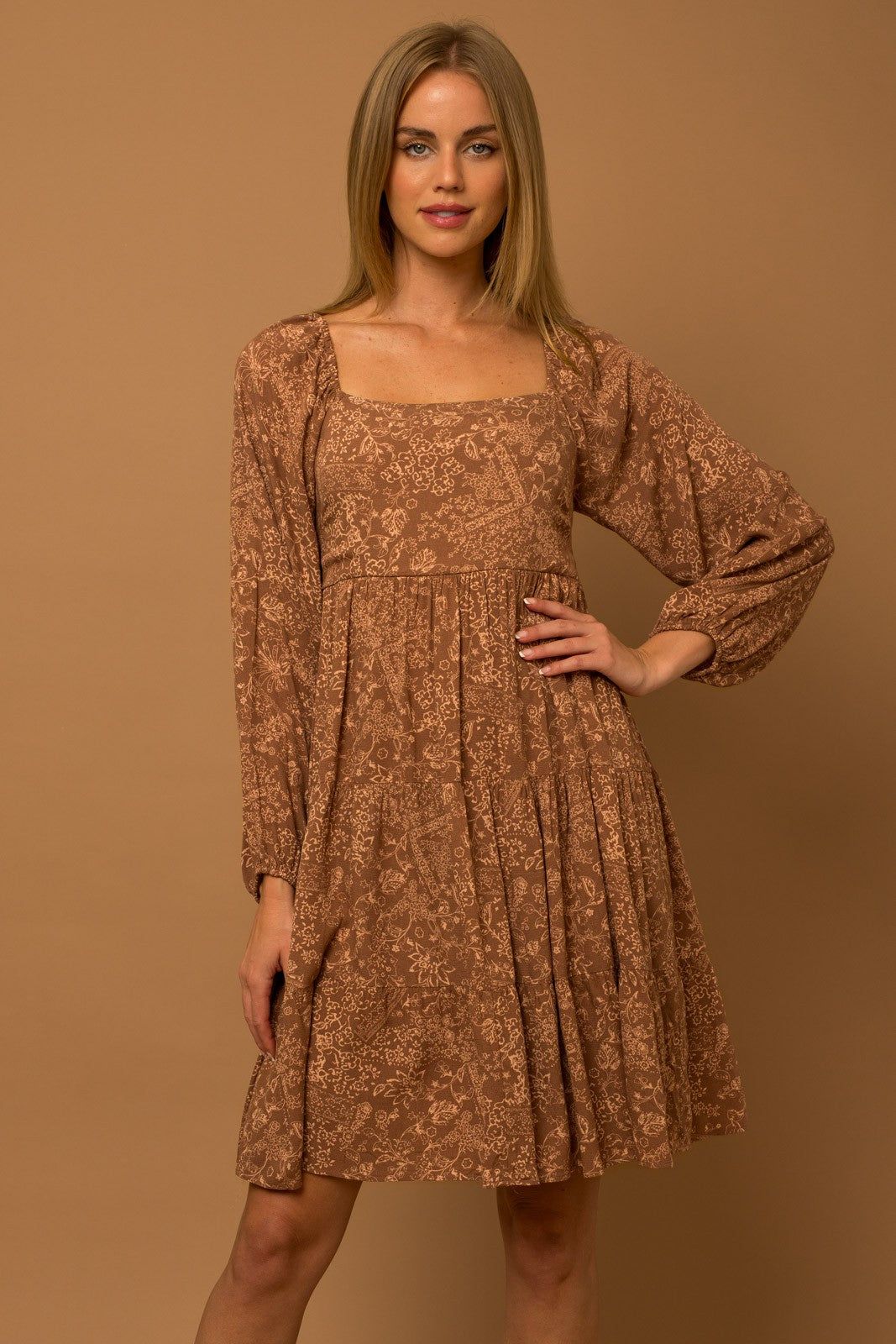 Lainey Print Dress sold by Uforia Muse product image thumbnail 4