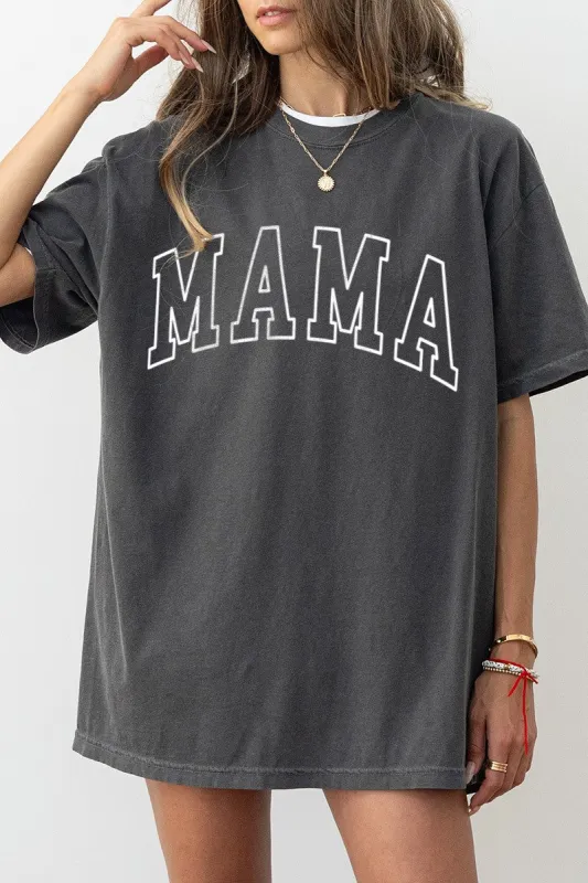 Mama Oversize Tee- Pepper sold by Uforia Muse