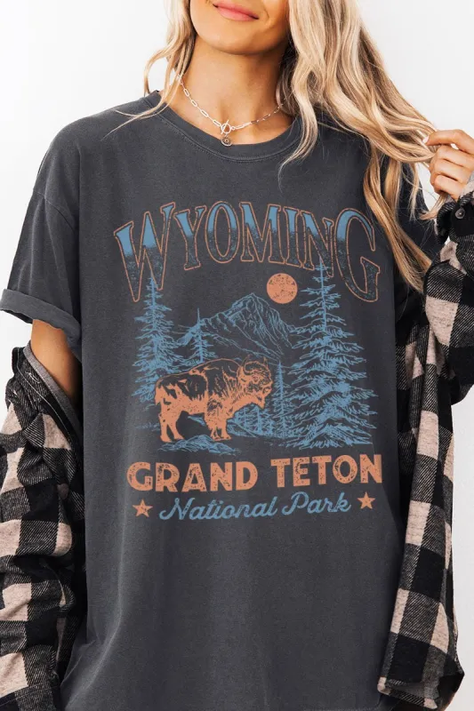 Wyoming Graphic Tee sold by Uforia Muse