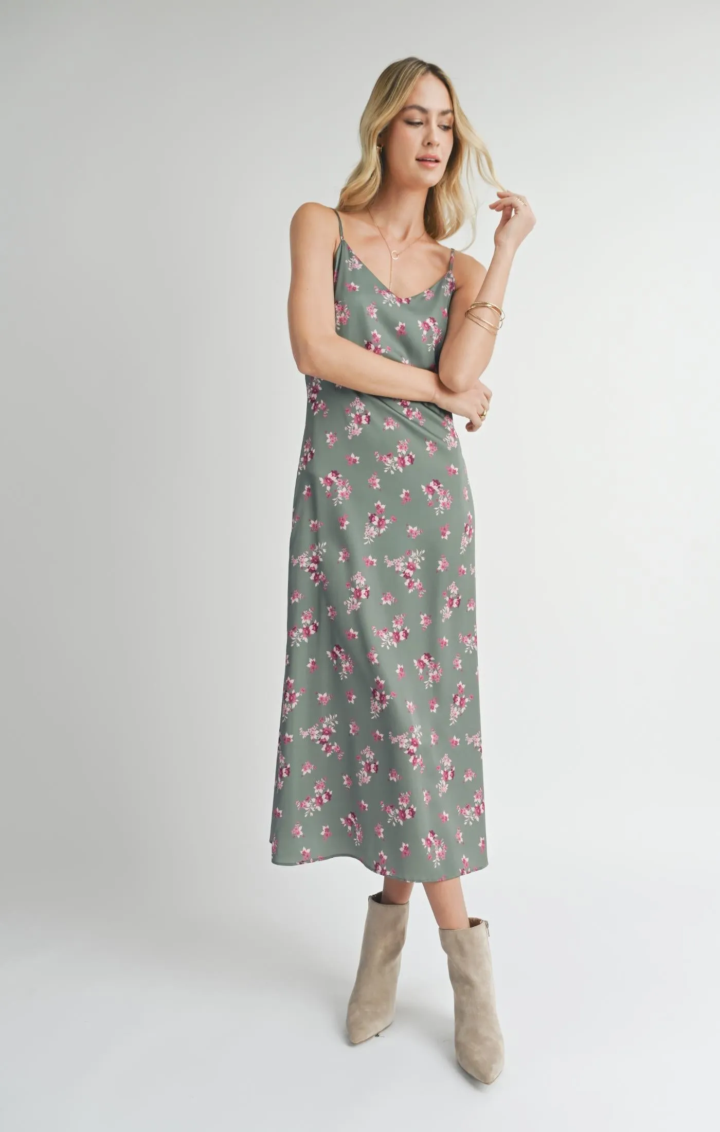 Hostess Slip Dress-Sadie & Sage sold by Uforia Muse