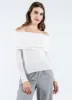 Off The Shoulder Thin Knit- 2 Colours sold by Uforia Muse