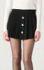 Button Pleated Skort- Dex sold by Uforia Muse
