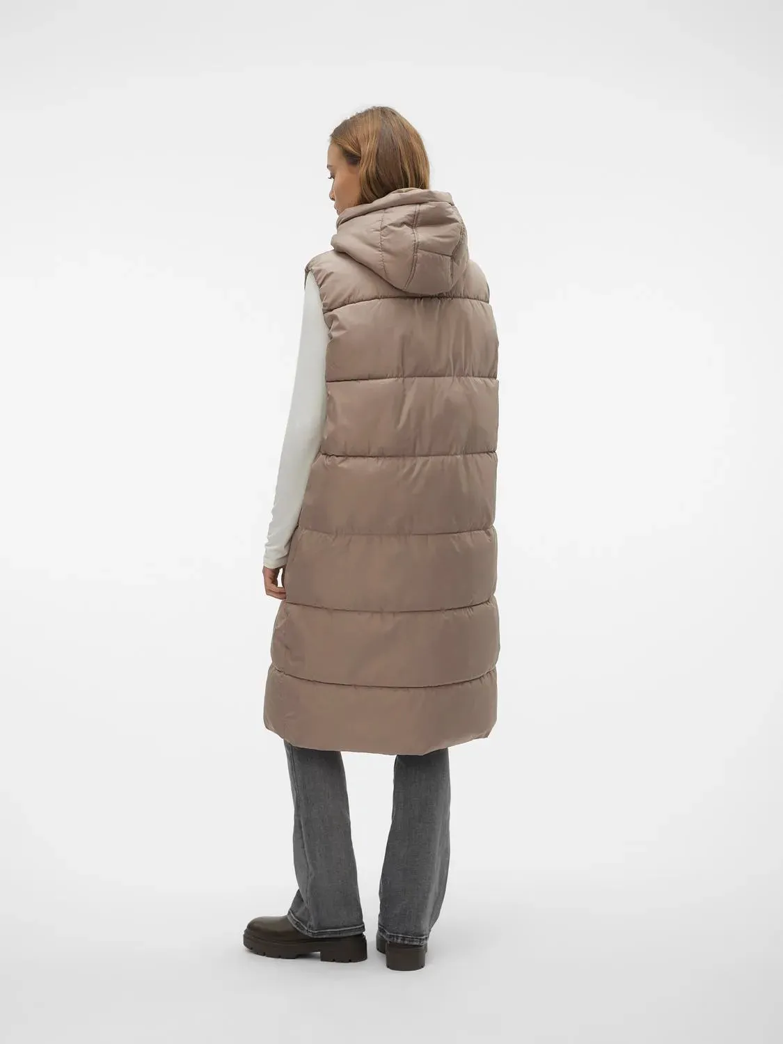 Ligaane Vest-taupe- Vero Moda sold by Uforia Muse product image thumbnail 3